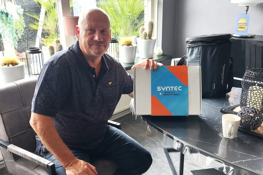 Andre met welkomstpakket