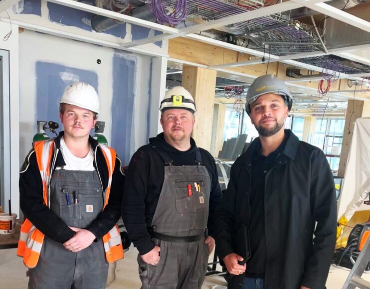 Christian, Angelo en Joeri in Amsterdam