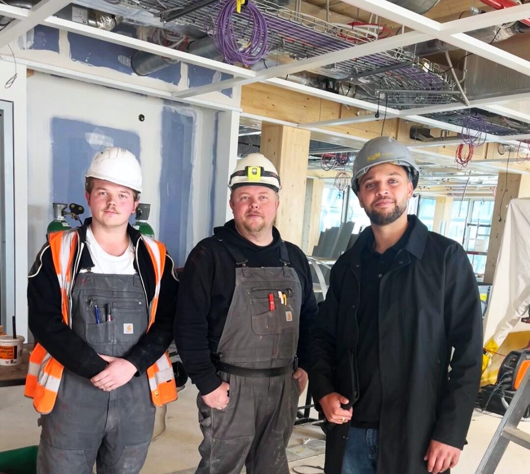 Christian, Angelo en Joeri in Amsterdam